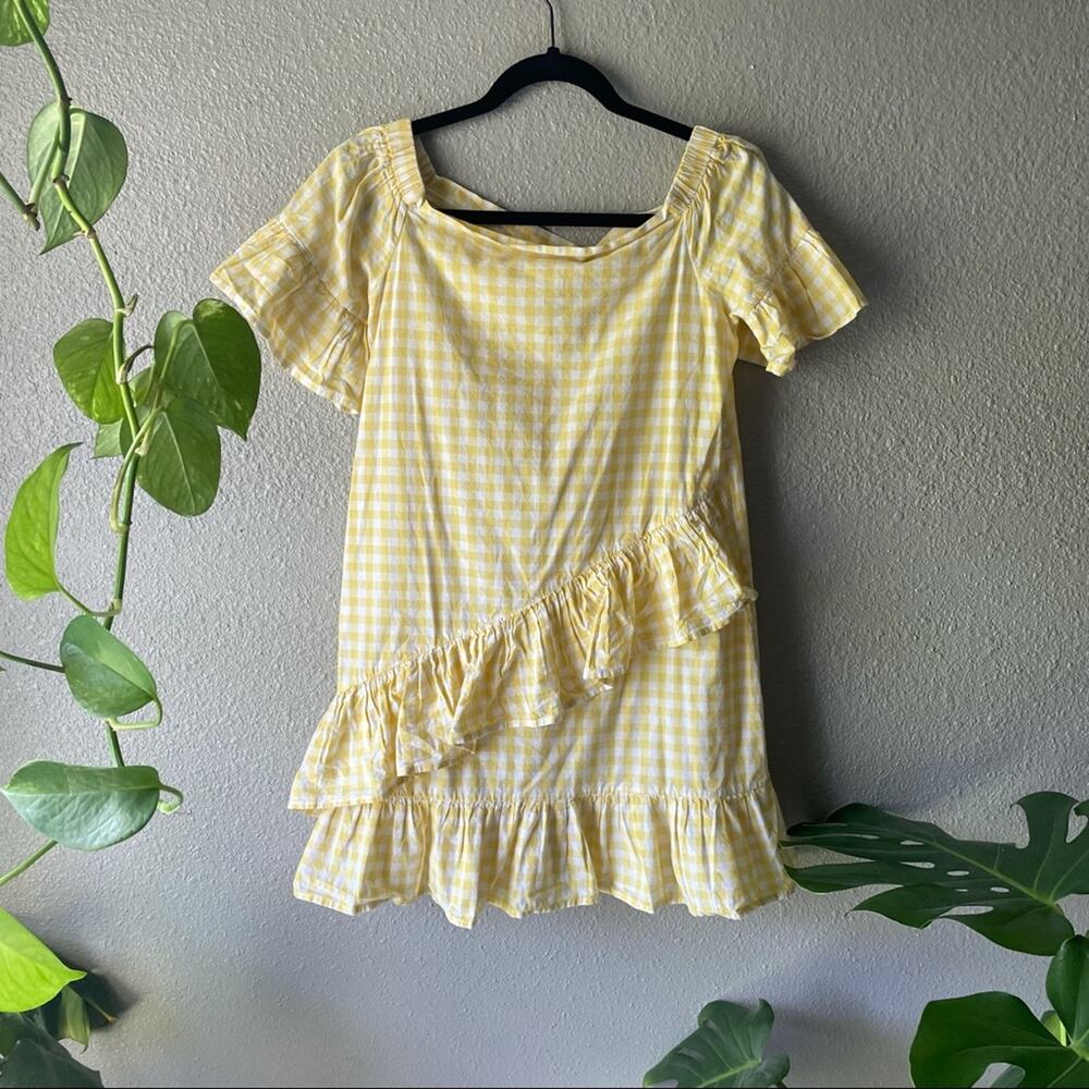 The Impeccable Pig Yellow Gingham Dress